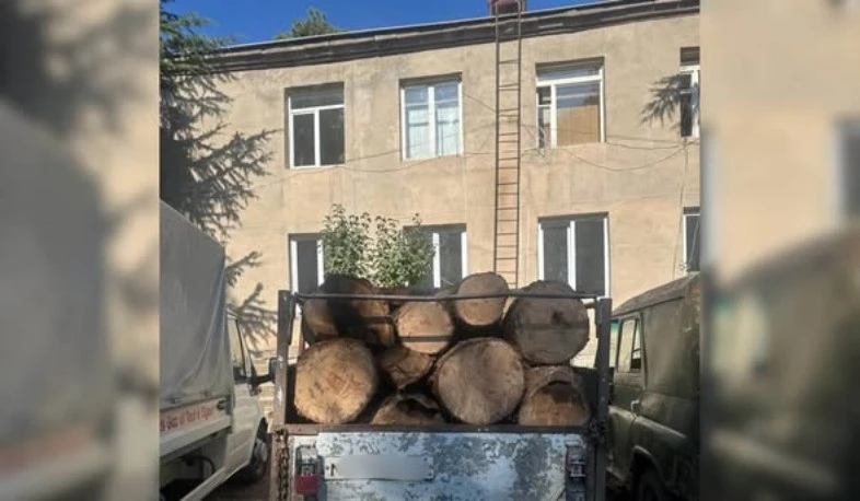 Իջևանի անտառտնտեսության տարածքում հայտնաբերվել է ապօրինի փայտանյութով բեռնված «ՈՒԱԶ»
