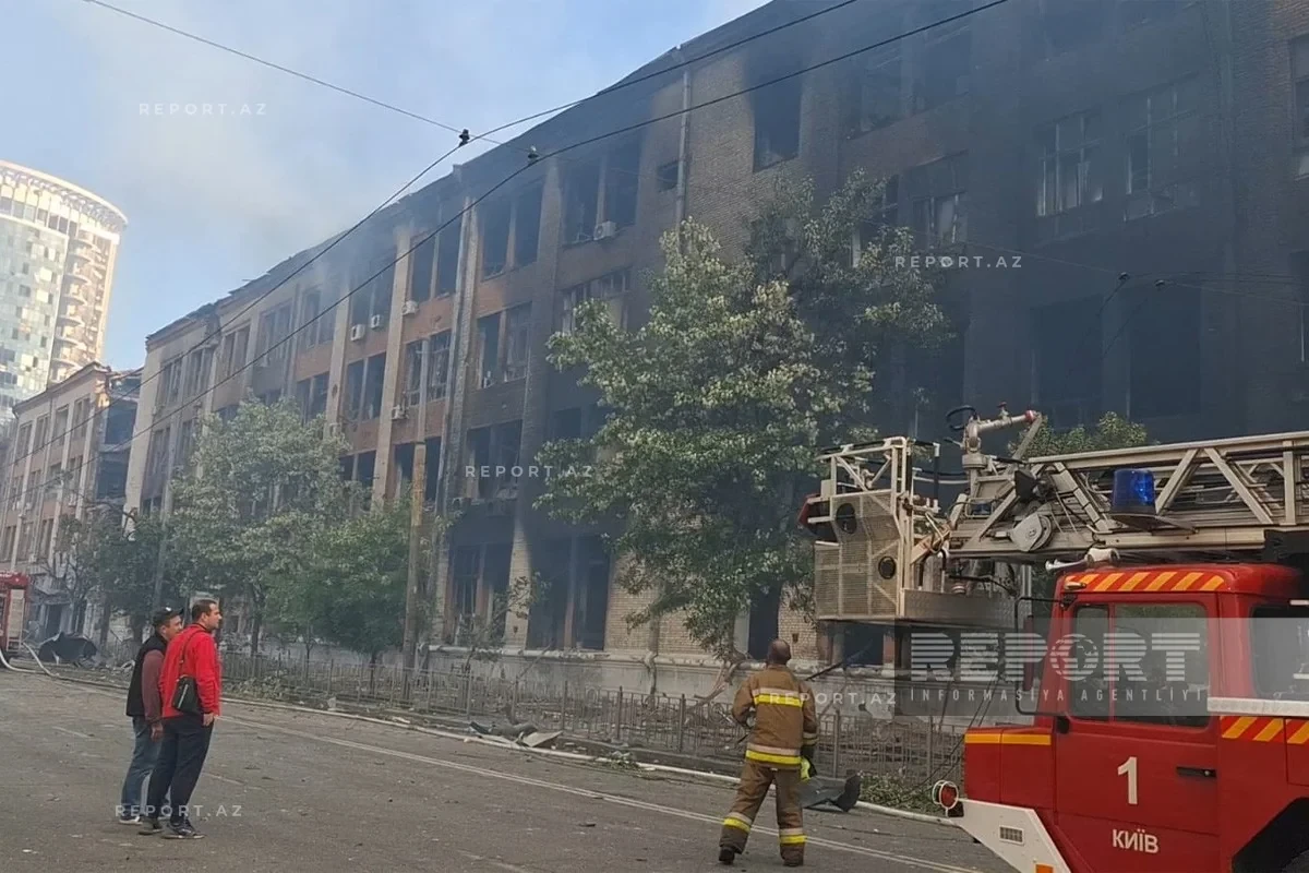 Ռուսաստանի կողից Կիևի վրա գիշերային հարվածների հետևանքով վնասվել է Ադրբեջանի դեսպանատան շենքը