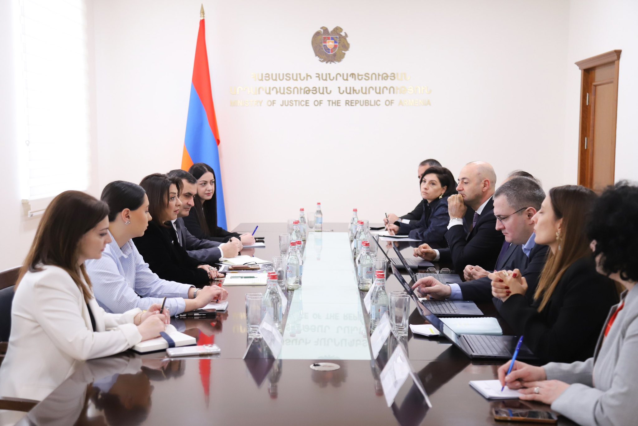 Արդարադատության նախարարությունն ընդունել է Համաշխարհային բանկի պատվիրակությանը