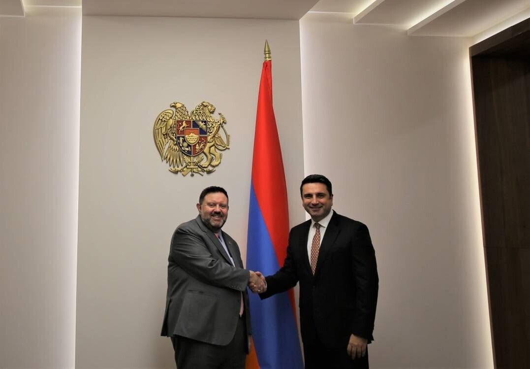 Ալեն Սիմոնյանն ընդունել է Հայաստանում ԱՄՆ գործերի ժամանակավոր հավատարմատար Դեյվիդ Ալենին