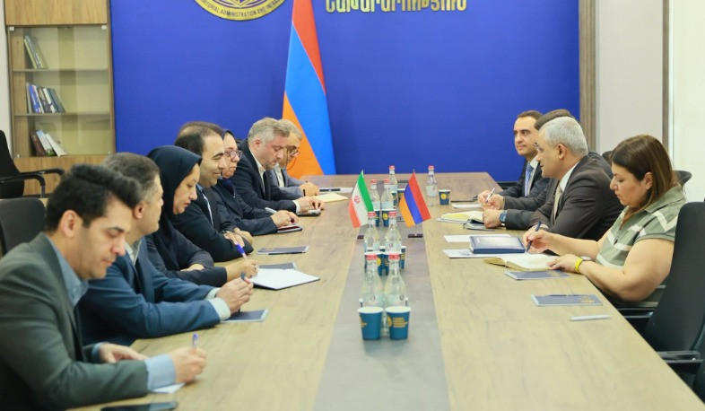 Նարեկ Ապիտոնյանն ու Իրանի դեսպանը քննարկել են 400 կՎ էլեկտրահաղորդման գծի կառուցման ընթացքը