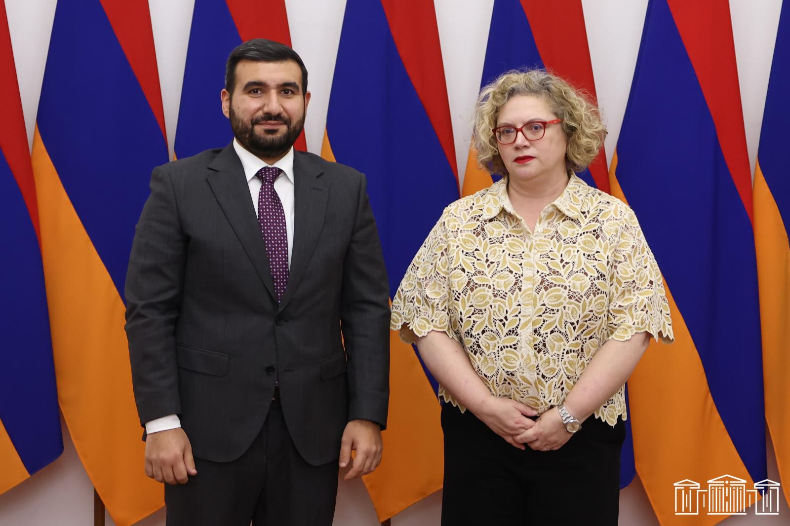 Վահագն Ալեքսանյանը հանդիպել է ՀՀ-ում Մեծ Բրիտանիայի և Հյուսիսային Իռլանդիայի Միացյալ Թագավորության արտակարգ և լիազոր դեսպանին